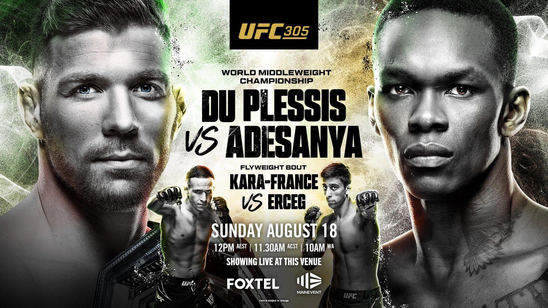 UFC Tests the Aussies - UFC 305 Round Up cover image