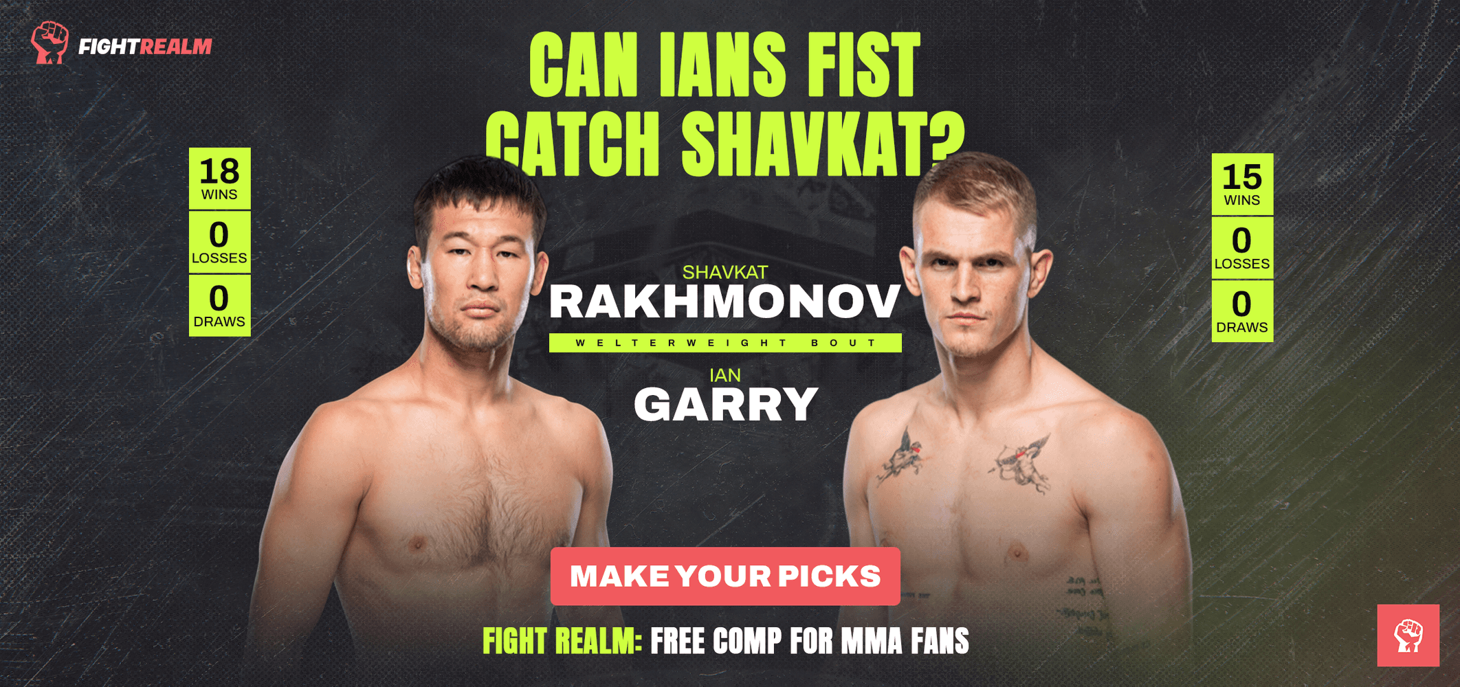 Shavkat Rakhmonov vs. Ian Garry - A Clash of Styles cover image