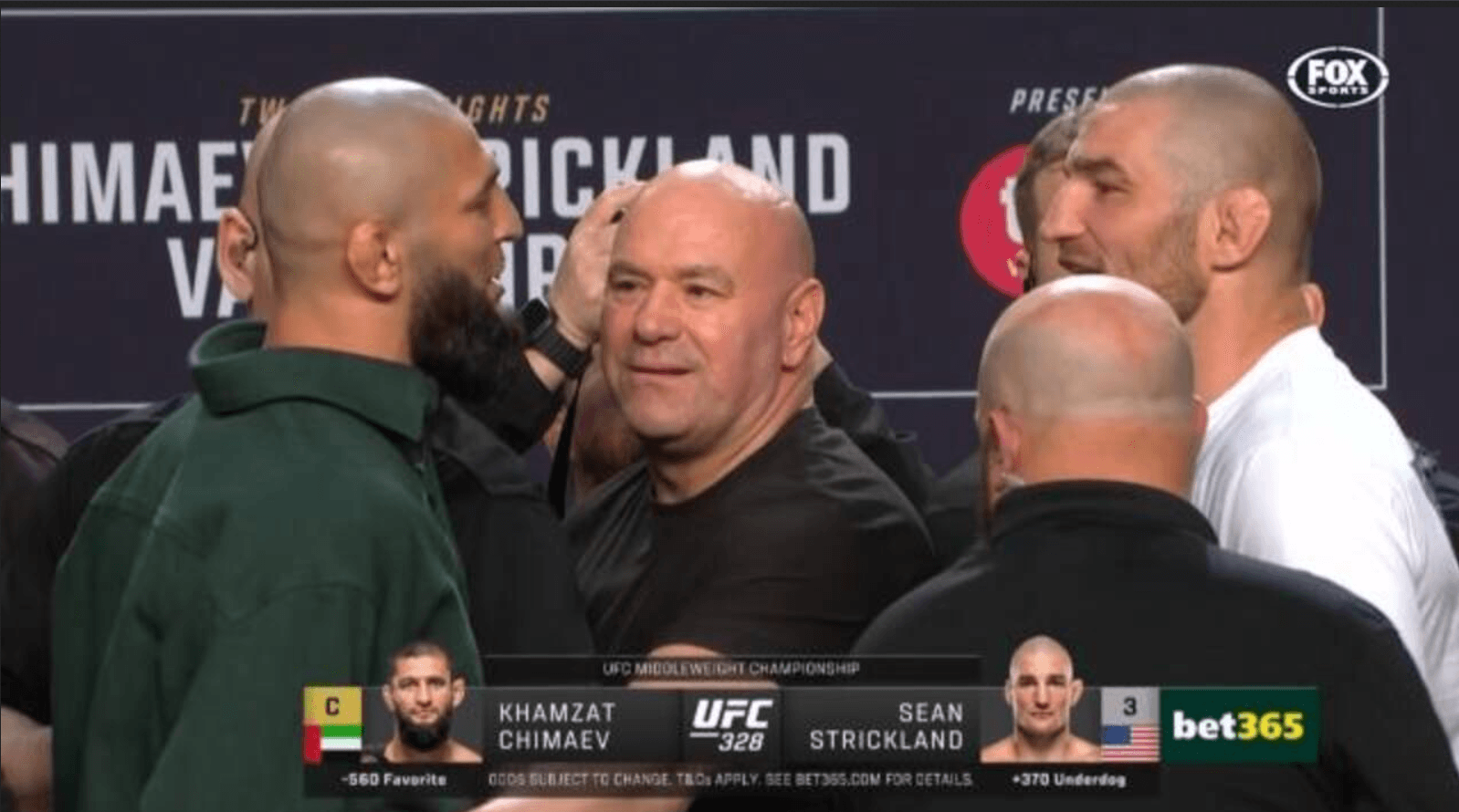 UFC 328 Fight Week Explodes: Chimaev Kicks Strickland, Security Rushes Stage cover image