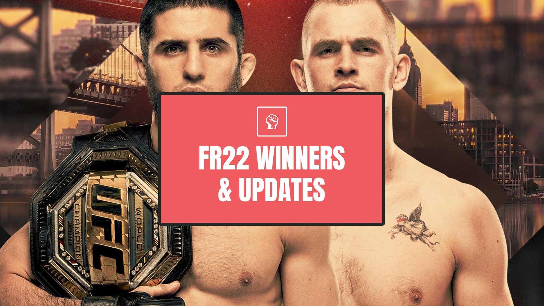 FR22 - UFC330 - Winners & Updates cover image